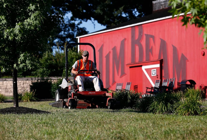 commercial landscaping on a commercial property