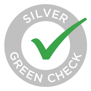 Silver Level Green Check logo